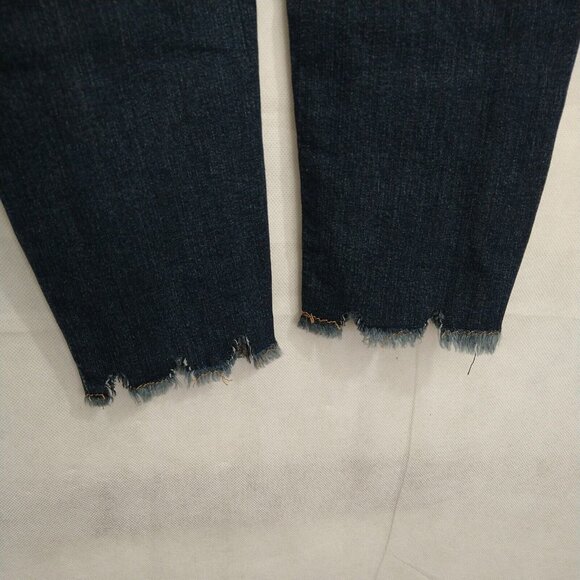Wild Fable Highest Rise Skinny Ripped Jeans Women Size 2  26 Dark Wash Distress - Picture 6 of 10